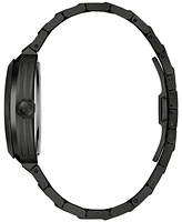 Bulova Men's Maquina Automatic Black Stainless Steel Bracelet Watch 40mm
