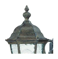 Wall Mounted One Light Carousel Lantern for Indoor and Outdoor Use