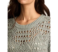 Lucky Brand Crochet Sweater Vest