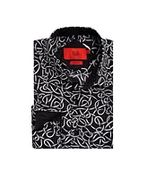 Elie Balleh Big Boys Slim Fit Swirl Print Button-Down Shirt