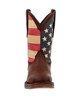 Durango Men's Rebel by Patriotic Pull-On Western Flag Boot