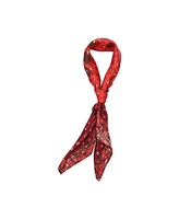 Coach Women's Tea Rose Floral Print Silk Square Scarf