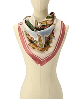 Coach Women's New York Map Print Silk Square Scarf