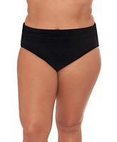 Magicsuit Plus Shirred Brief Swim Bottom