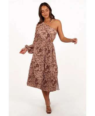Petal and Pup Women's Wren One Shoulder Midi Dress