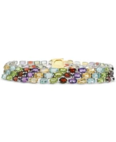 Multi-Gemstone Flex Bracelet (25-7/8 ct. t.w.) in Sterling Silver