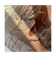 Spero London Love Heart Sterling Silver Chain Necklace