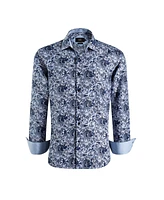 Elie Balleh Big Boys Slim Fit Printed Shirt