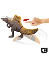 Jurassic World Rebirth Tail Thrasher Spinosaurus Action Figure, Dinosaur Toy