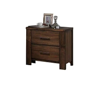 Modern Two-Drawer Nightstand with Sleek Design – Perfect for Bedroom Storage