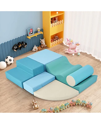 Indoor Crawling Playset Safe & Soft Toys for Toddlers' Motor Development