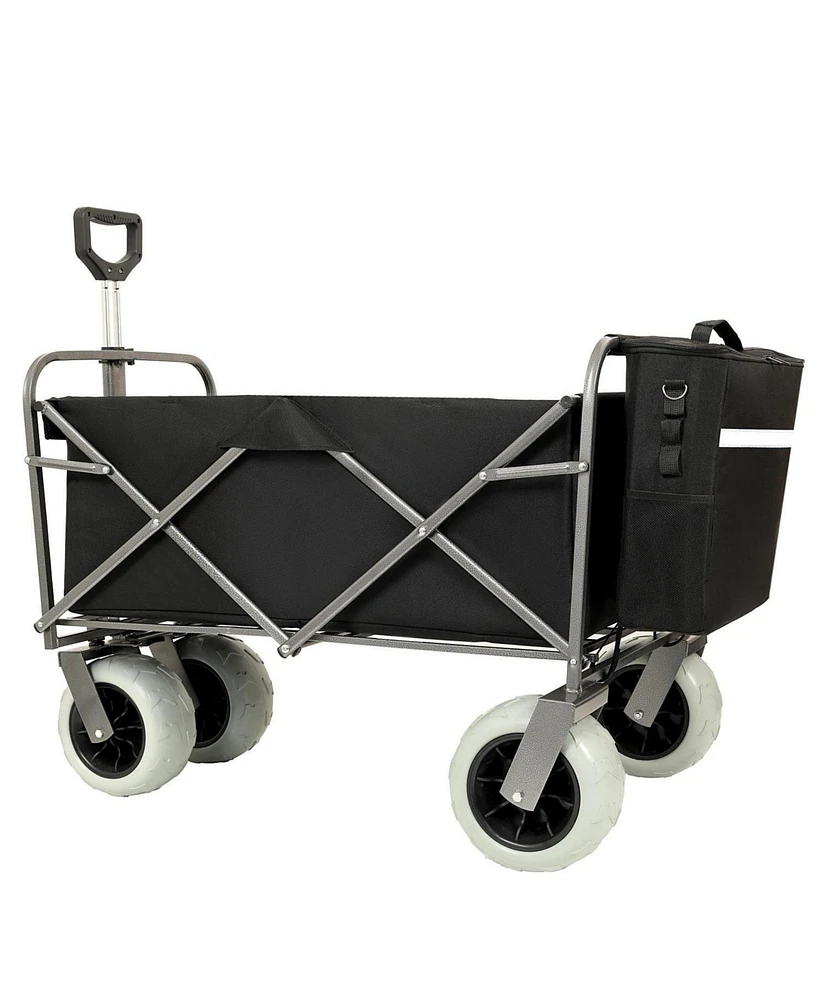Beach Wagon - Big Wheels, 500lbs Capacity, All Terrain, Black