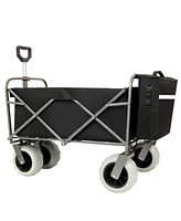 Beach Wagon - Big Wheels, 500lbs Capacity, All Terrain, Black