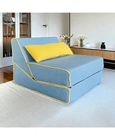 Three in one folding sofa, convertible bed, easy to carry outdoors, suitable for living room, bedroom, lounge, outdoor