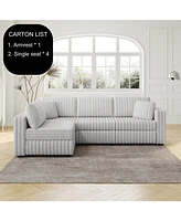 Cozy L-Shaped Sofa: Modern, Comfortable, Versatile