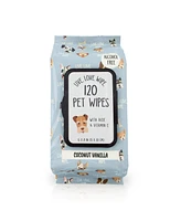 Precious Tails 120pc. Live. Love. Scented Wipe, Pet Wipes for Dogs, Dog Grooming Wipes, Puppy Cleaning Deodorizing Paws, Butt, Body