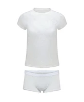 Adore Me Women's Yoko T-Shirt And Shortie Set