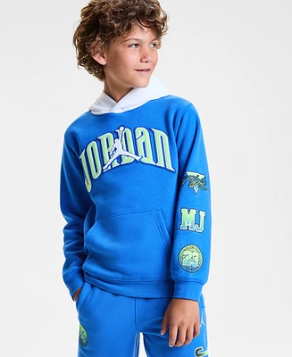 Jordan Big Boys Gametime Fleece Pullover Hoodie