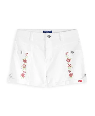 Scotch & Soda Big Girls Stretch Denim Shorts