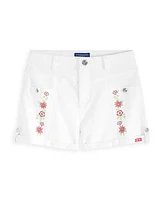 Scotch & Soda Big Girls Stretch Denim Shorts