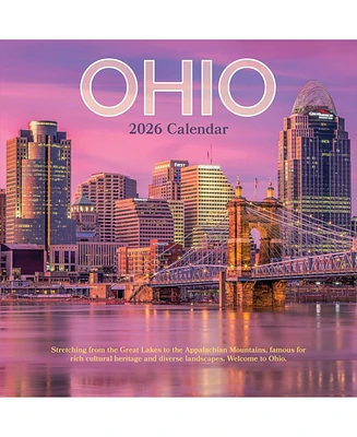 2026 Ohio Wall Calendar