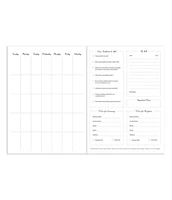 Woah! Undated 7.5"x10.25" Monthly Wedding Planner