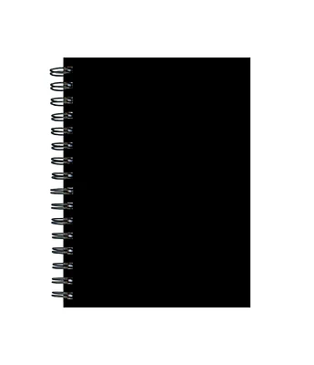 Business Black 7.5"x9" Spiral Lined Journal