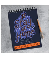 #StayatHome Crossword Puzzle Book Spiral Puzzle Pad