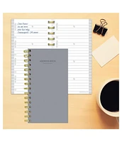 Gray Spiral Address Book