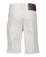 Elie Balleh Big Boys White Cotton Twill Short