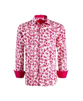 Elie Balleh Big Boys Slim Fit Floral Sport Button-Down Shirt