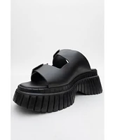 Joanes Leather Two-Strap Platform Sandal (Women)