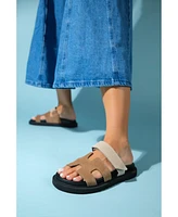 Morte Leather Slide Sandal (Women)