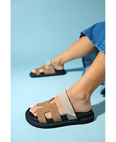 Morte Leather Slide Sandal (Women)