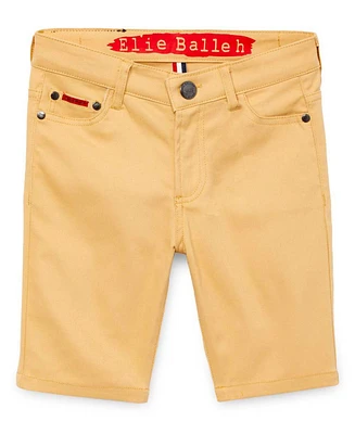 Elie Balleh Big Boys Khaki Cotton Twill Short