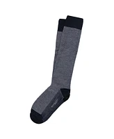 Trafalgar Men's Clayton Birdseye Over The Calf Mercerized Cotton Socks (1Pair)