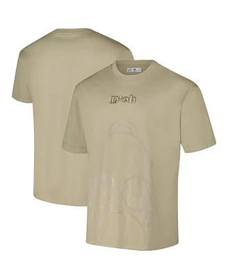 Freeze Max Men's Tan The Simpsons D'oh Loose Fit T-Shirt