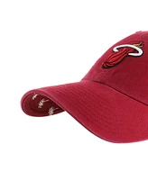 '47 Brand Women's Red Miami Heat Confetti under visor Clean Up Adjustable Hat