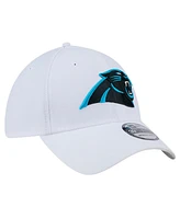 New Era Men's White Carolina Panthers Main 39THIRTY Flex Hat