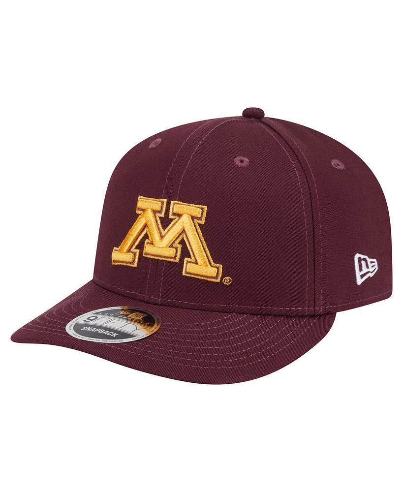 New Era Men's Maroon Minnesota Golden Gophers Low Profile 9FIFTY Snapback Hat