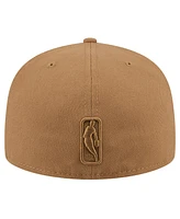 New Era Men's Tan Philadelphia 76ers 59FIFTY Fitted Hat