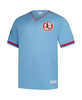 Mitchell & Ness Men's Light Blue St. Louis Cardinals Big Tall V-Neck T-Shirt
