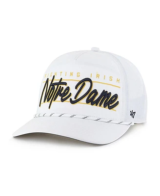 '47 Brand Men's White Notre Dame Fighting Irish Condor Hitch brrr° Adjustable Hat
