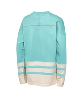 Mitchell & Ness Big Boys and Girls Light Blue Seattle Kraken Chainstitch Heavyweight Long Sleeve Top