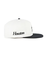 '47 Brand Women's White/Black Houston Astros Foundation Captain Snapback Hat