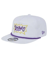 New Era Men's White Rugrats Golfer Snapback Hat