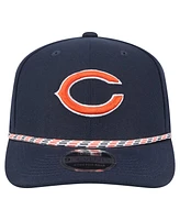New Era Men's Navy Chicago Bears Gameday Multi Rope 9SEVENTY Stretch Snap Hat