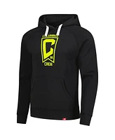 Sportiqe Men's and Women's Black Columbus Crew Olsen Logo Tri-Blend Pullover Hoodie