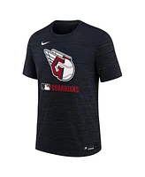 Nike Big Boys and Girls Navy Cleveland Guardians Authentic Collection Velocity Performance T-Shirt