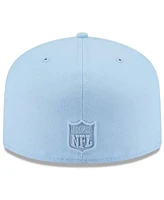 New Era Men's Light Blue Dallas Cowboys Color Pack A-Frame 59FIFTY Fitted Hat